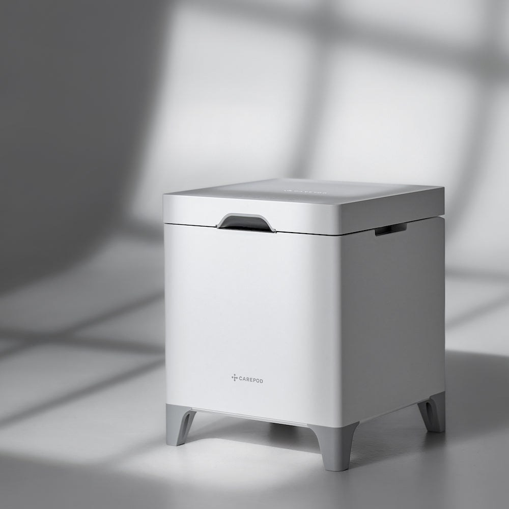 Carepod Cube X50 - Warm + Cool Mist Stainless Steel Humidifier
