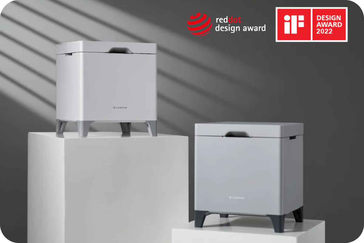 Carepod Wins the 2022 International iF Design Award and Red Dot Design Award for Carepod Cube X50